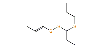 1-(Propylthio)-propyl 1-propenyldisulfane